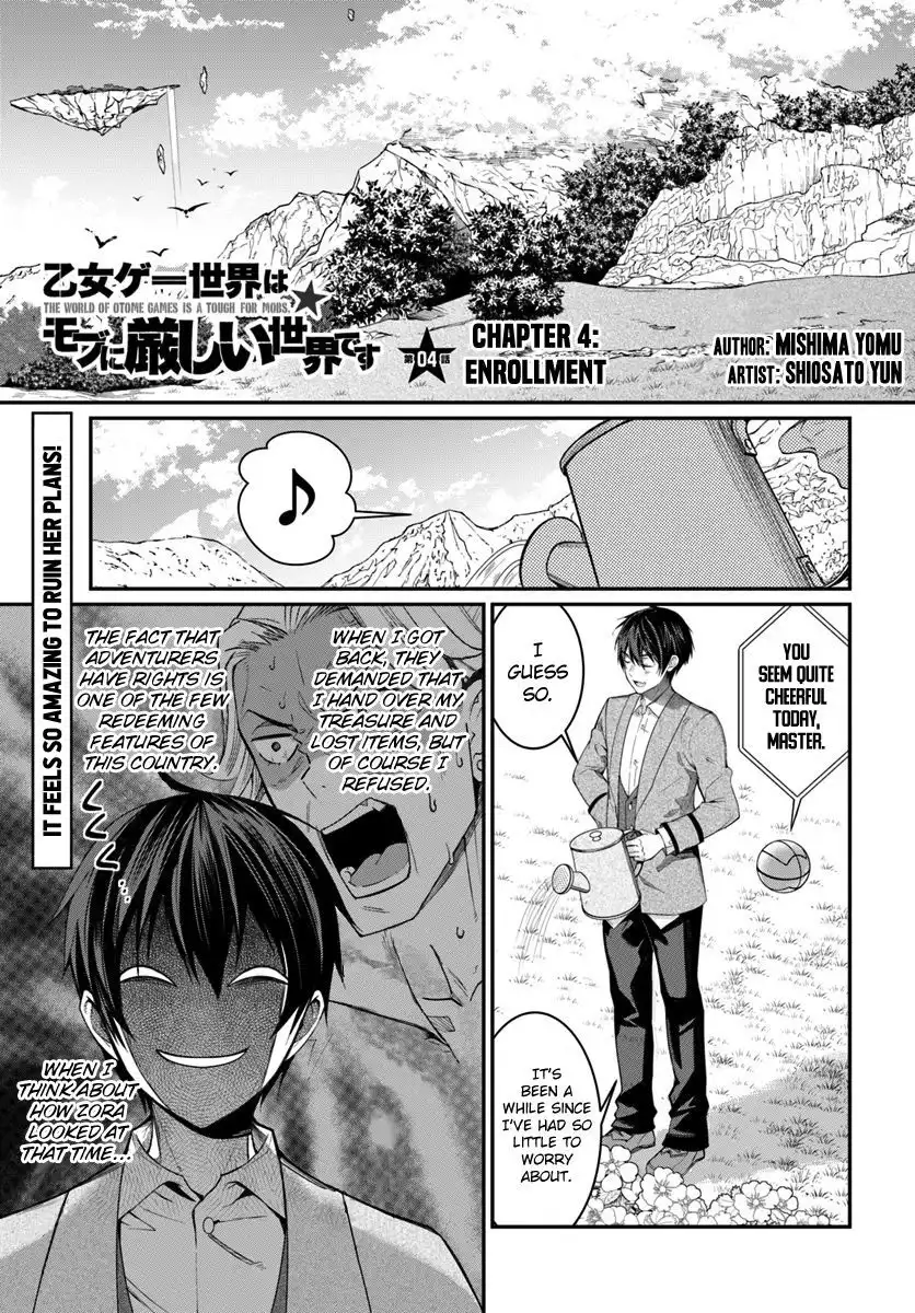 Otome Game Sekai wa Mob ni Kibishii Sekai Desu Chapter 4 2